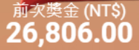25次免遊超高獲利26,806分截圖